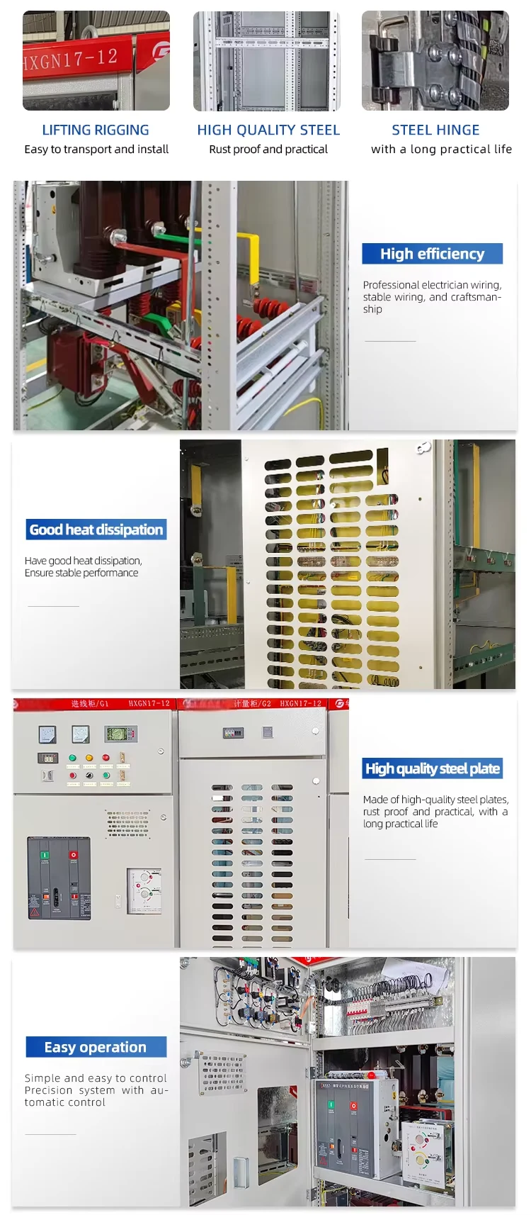 12KV SF6 Gas Metal Ring Network Switchgear
