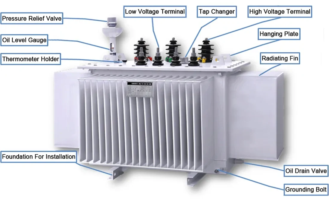 S13 1000kVA Oil Immersed Transformer